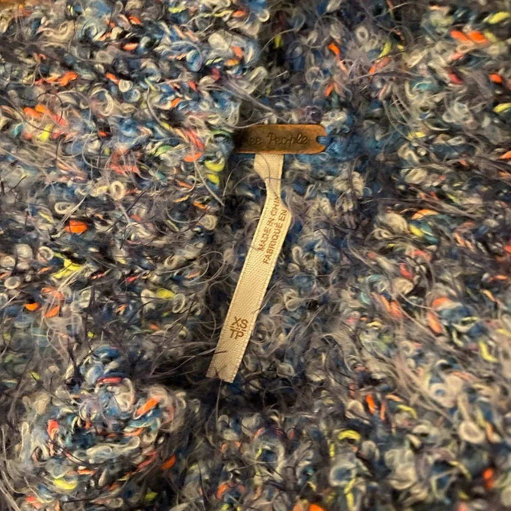 Free People Stardust pullover in Blueberry XS - Picture 6 of 9